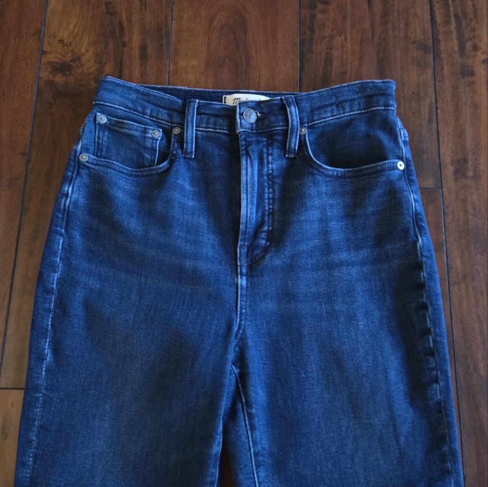 Madewell The Perfect Vintage Jeans Women's Dark Blue Stretch Denim Size 26 - Picture 3 of 12